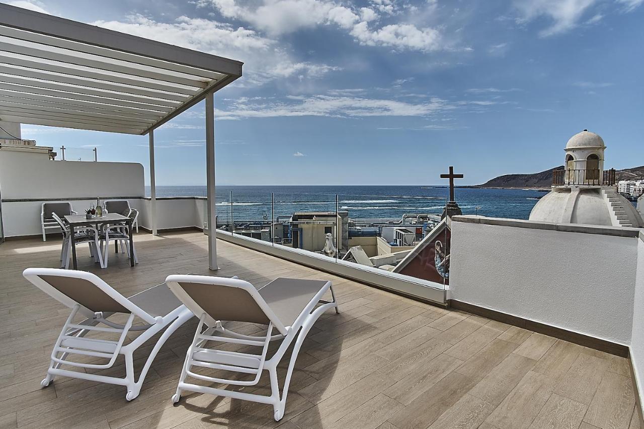 Malibu Canteras Atico 23 Vista Mar - Seaview Penthouse (Adults Only) Las Palmas de Gran Canaria Kültér fotó