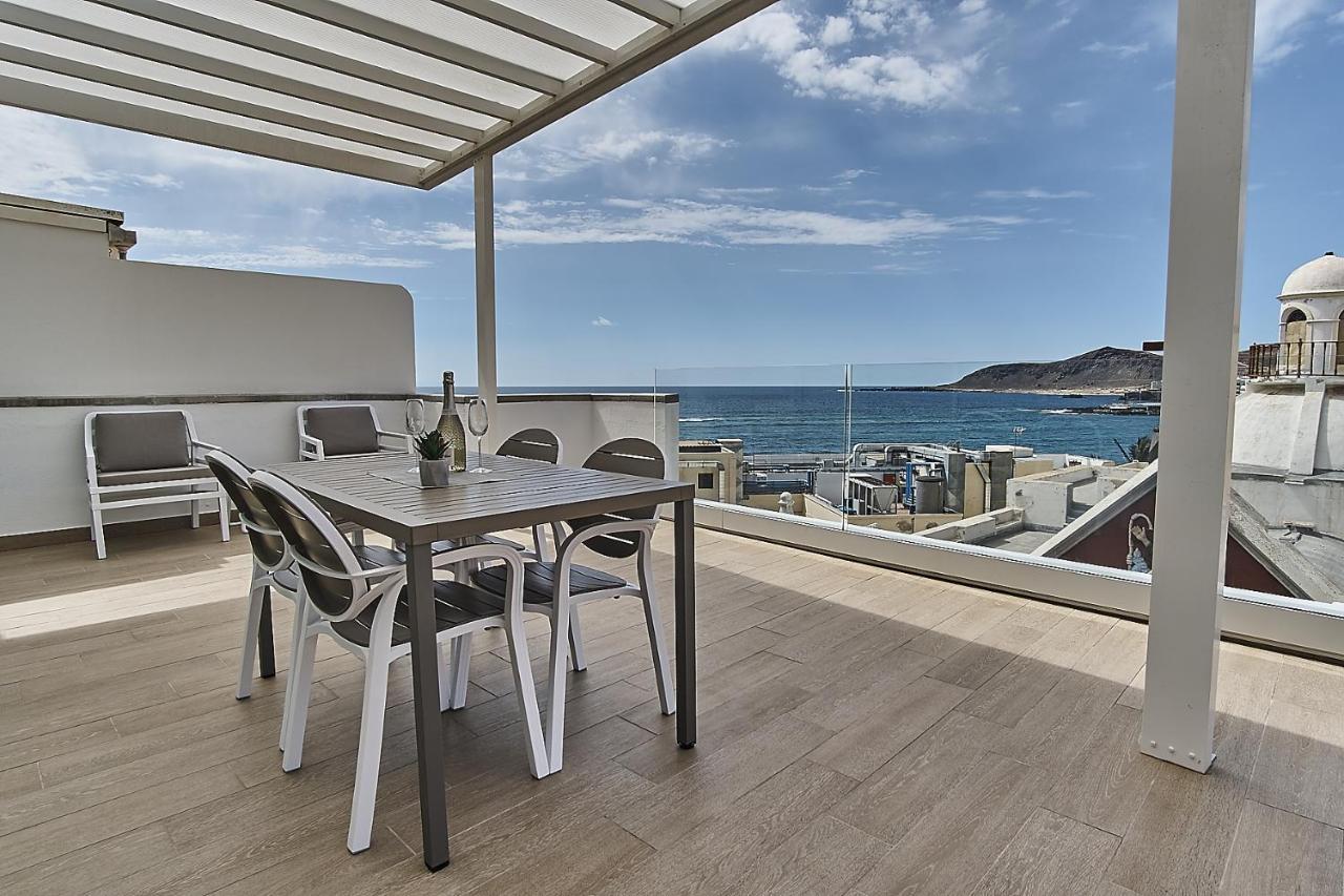 Malibu Canteras Atico 23 Vista Mar - Seaview Penthouse (Adults Only) Las Palmas de Gran Canaria Kültér fotó