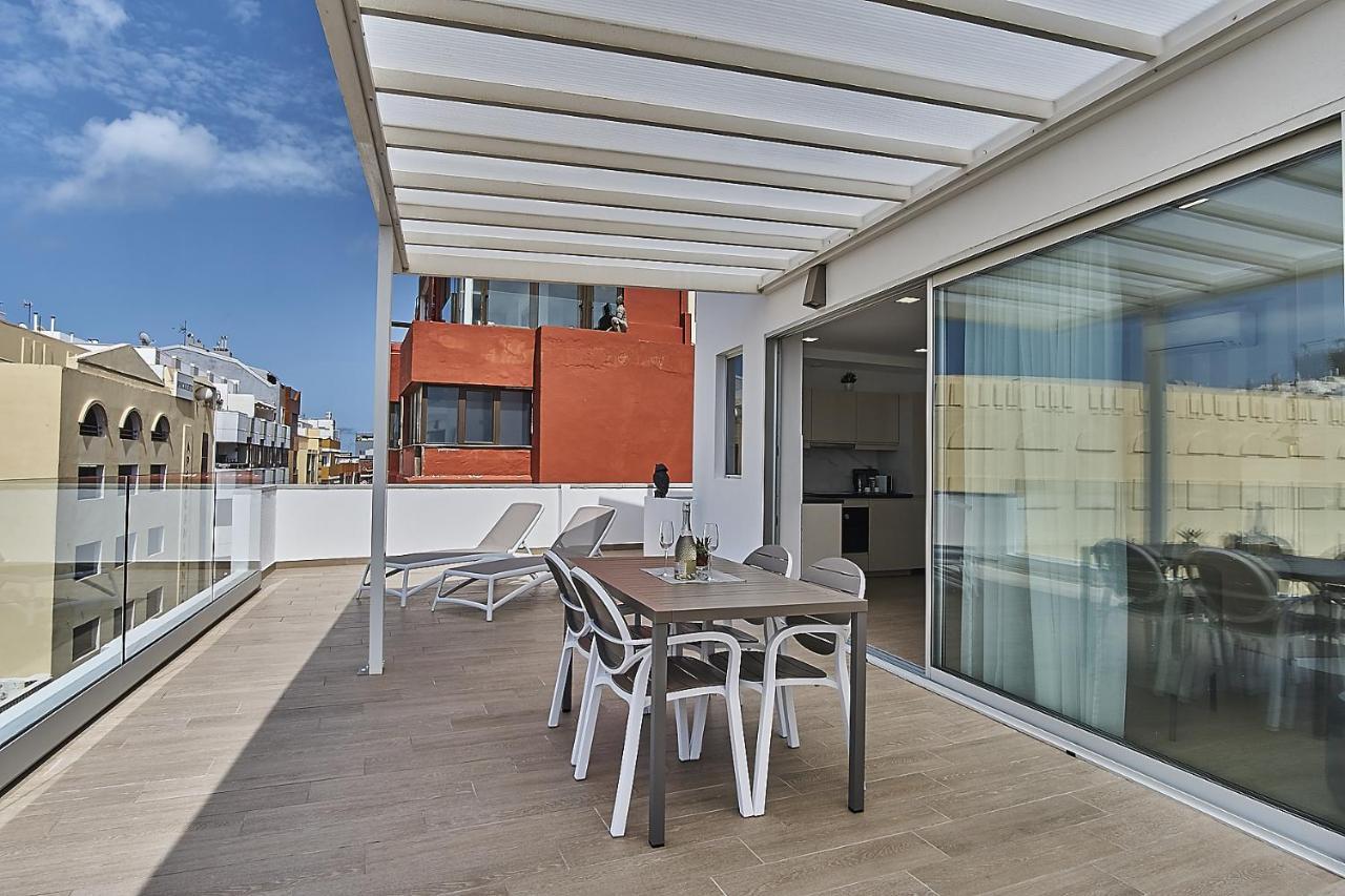 Malibu Canteras Atico 23 Vista Mar - Seaview Penthouse (Adults Only) Las Palmas de Gran Canaria Kültér fotó