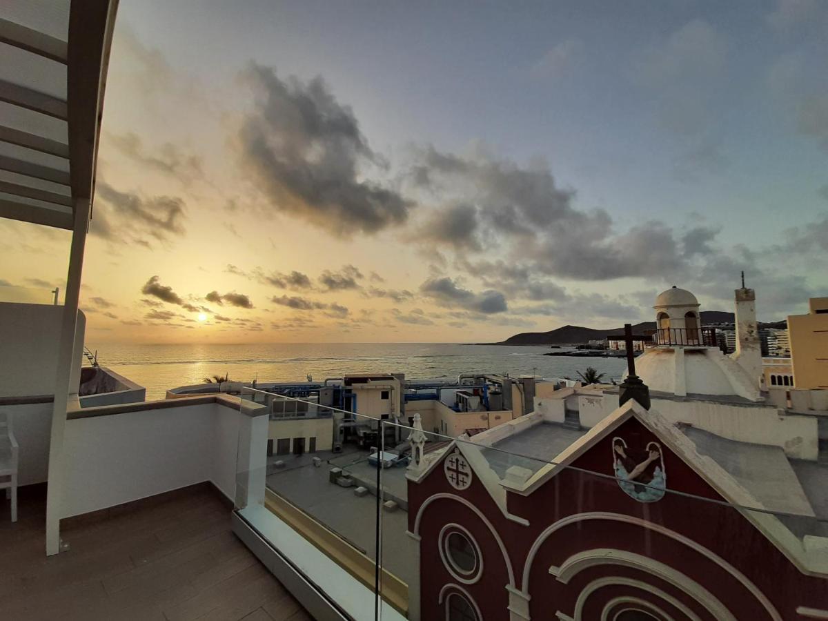 Malibu Canteras Atico 23 Vista Mar - Seaview Penthouse (Adults Only) Las Palmas de Gran Canaria Kültér fotó