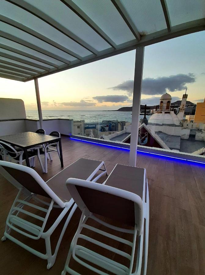 Malibu Canteras Atico 23 Vista Mar - Seaview Penthouse (Adults Only) Las Palmas de Gran Canaria Kültér fotó
