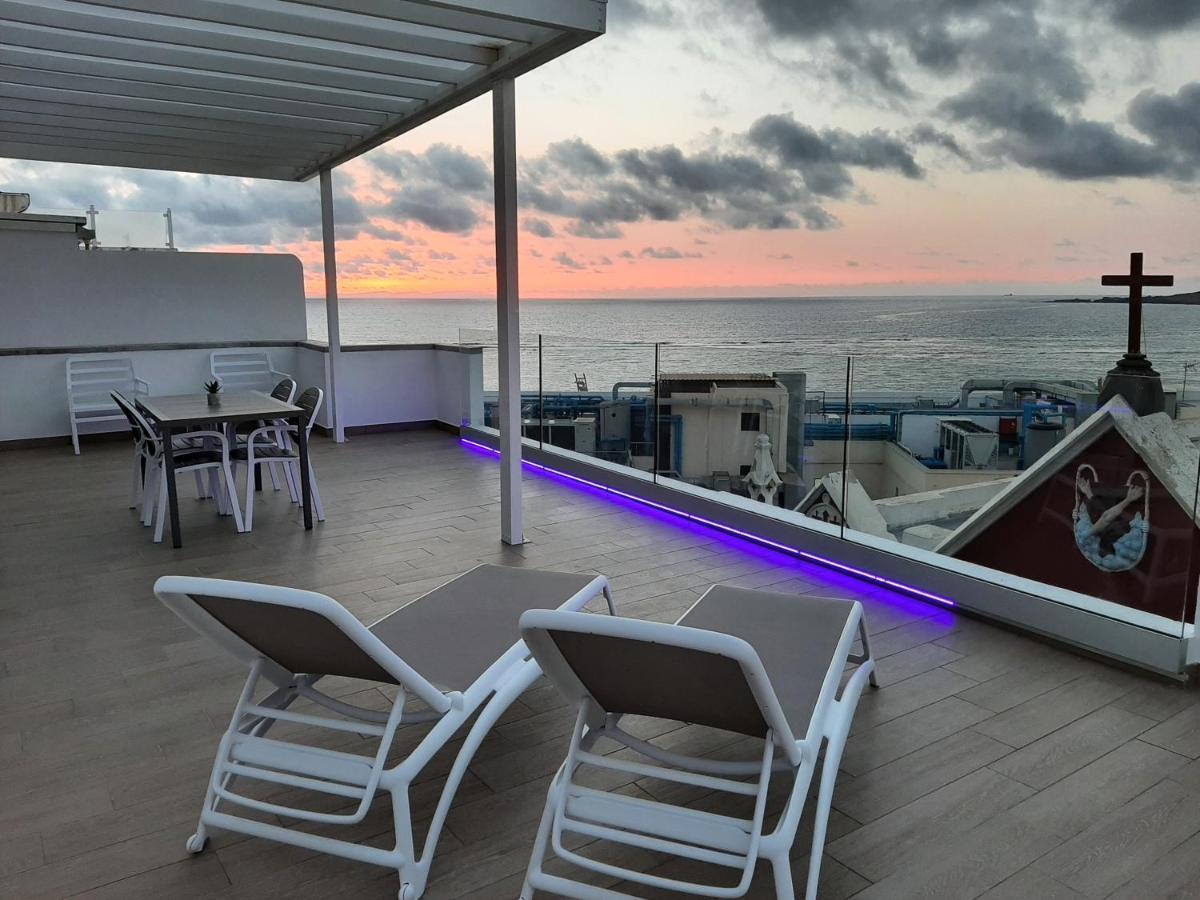 Malibu Canteras Atico 23 Vista Mar - Seaview Penthouse (Adults Only) Las Palmas de Gran Canaria Kültér fotó